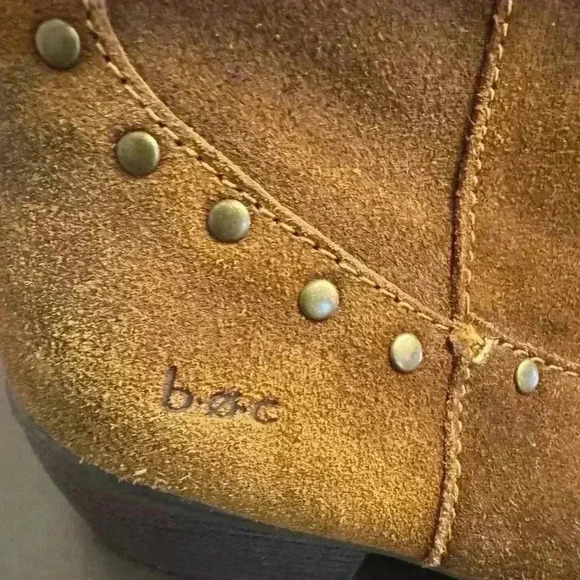 BOC Genuine Leather Brown Western Mid Calf Boots 9 - Picture 5 of 7